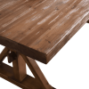 Vintage Rectangular Dining Table, Brown, 77"x35.4"x30.0"