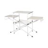 Camp Kitchen Cooking Stand with Three Table Tops