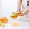 1pc Manual Juicer Citrus Lemon Squeezer; Fruit Juicer Lime Press Metal; Professional Hand Juicer Kitchen Tool