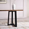 Retro Dining Table, Brown, 77"x35.4"x30.0"