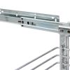3-Tier Pull-out Kitchen Wire Basket Silver 18.5"x9.8"x22"