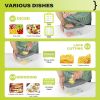 Miibox Vegetable Chopper with Container 22-in-1 Veggie Choppers and Dicers Food Chopper Cutter for Onion Tomato Multi Kitchen Tool with Lemon Squeezer