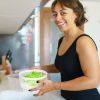 Salad Spinner Fruit Vegetable Washer Lettuce Drainer Hand Cranking Vegetable Dryer with Lid for Home Kitchen Fruit Vegetable Washing