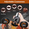 Electric Salt and Pepper Grinder Rechargeable Charging Base Automatic Salt Mill LED Indicator