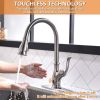 APPASO Touchless Kitchen Faucet with Pull Down Sprayer, Activated Hands-Free Motion Sensing Kitchen Faucet, Inducing Single Handle Smart Kitchen Sink