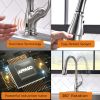 APPASO Touchless Kitchen Faucet with Pull Down Sprayer, Activated Hands-Free Motion Sensing Kitchen Faucet, Inducing Single Handle Smart Kitchen Sink