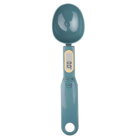 50g Accuracy 0.1g Electronic Kitchen Scale Spoon Weight Scale Digital Measurement Coffee Seasoning Milk Powder Kitchen Tools (Color: green, Ships From: China)