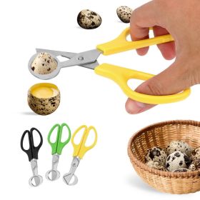HILIFE Multifunction Cigar Cutters Quail Egg Shell Scissors Rust Resistant Stainless Steel Blade Kitchen Tools Durable (Color: BLACK)