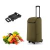Household Commercial Foldable Multi-Usage Heavy-Duty Utility Grocery Cart