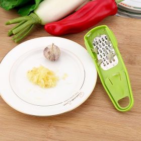 Kitchen tools; home grinding garlic; garlic; multi-purpose grinding ginger; garlic; garlic press (Format: Simple packing, Color: light green)