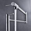 Pot Filler Faucet Kitchen Folding Faucet 2 Handle with Stretchable Double Joint Swing Arms Brass Stove Faucet
