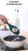 1pc Colander Spoon - Scoop Colander, Plastic Large Soup Strainer Spoon, Strainer Slotted Spoon Kitchen Utensil With Long Handle - Kitchen Supplies, Co